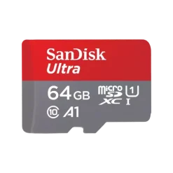 SanDisk Ultra SQUAB 64GB MicroSDXC UHS-I Memory Card (SDSQUAB-064G-GN6MN)